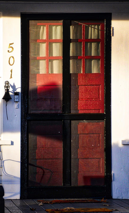 The Red Door Photograph by Linda Brown