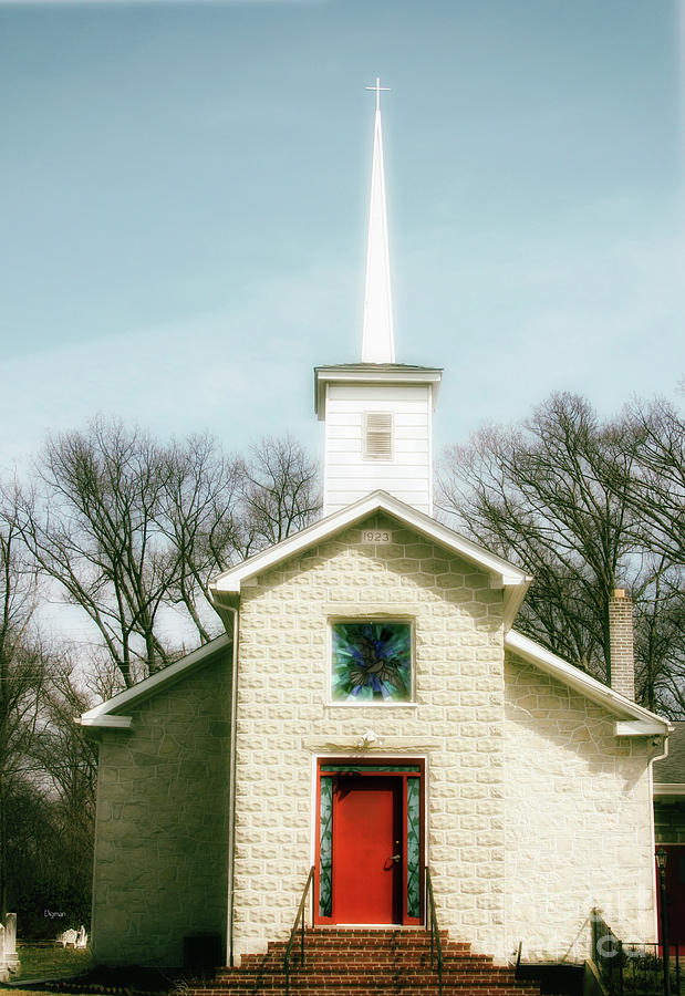 Churches Photograph - The Red Door by Steven Digman Churches Photograph - The Red Door by Steven Digman