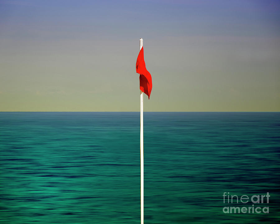 The Red Flag Photograph by Edmund Nagele FRPS