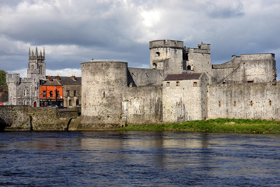 The red house at King John's Castle Limerick Ireland Photograph by ...