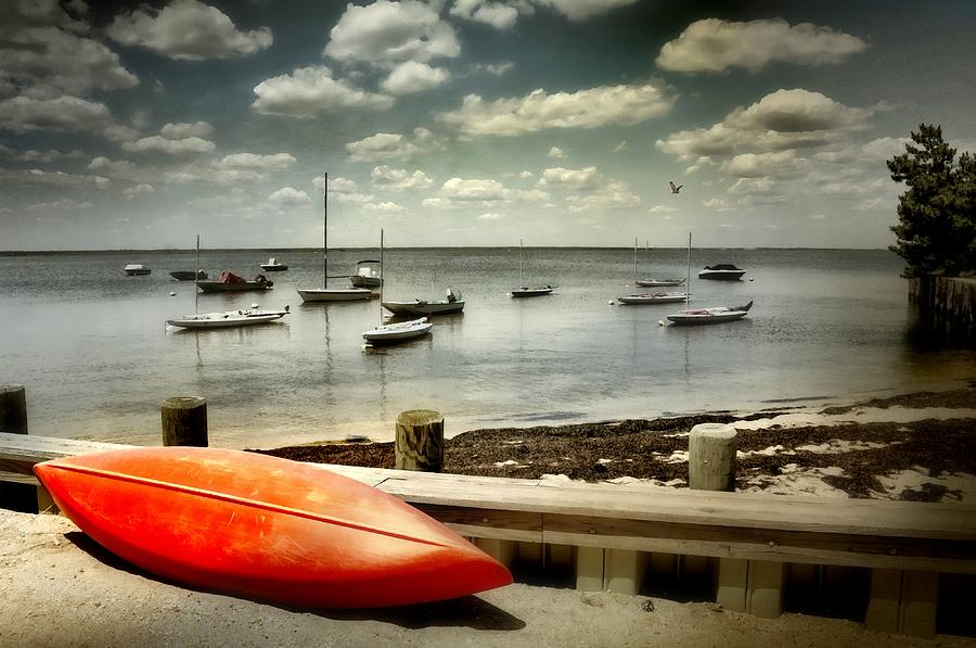 The Red Kayak Photograph by Diana Angstadt