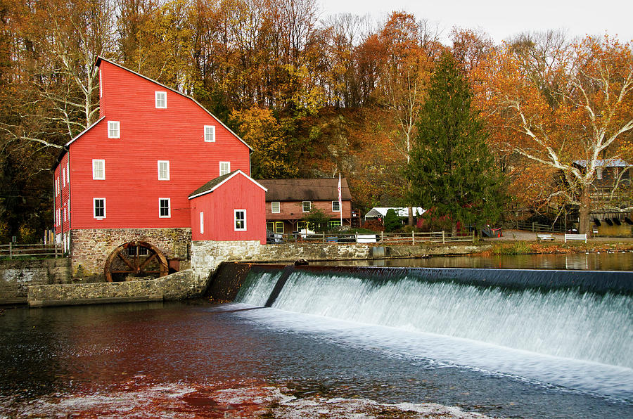 The Red Mill in Clinton NJ 2 Photograph by Eleanor Bortnick