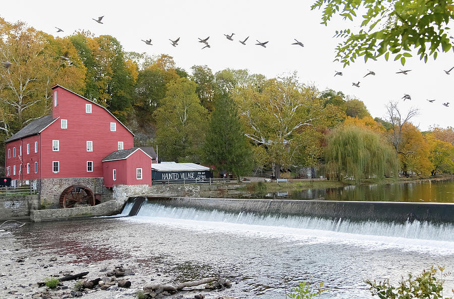 The Red Mill Photograph by Kathleen McGinley