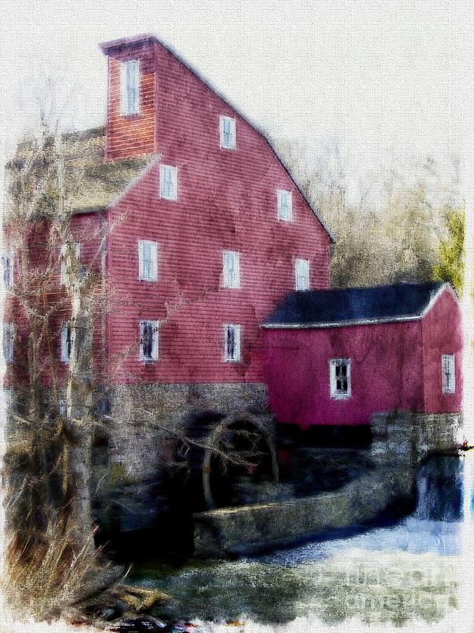 The Red Mill Museum Photograph by Marcia Lee Jones