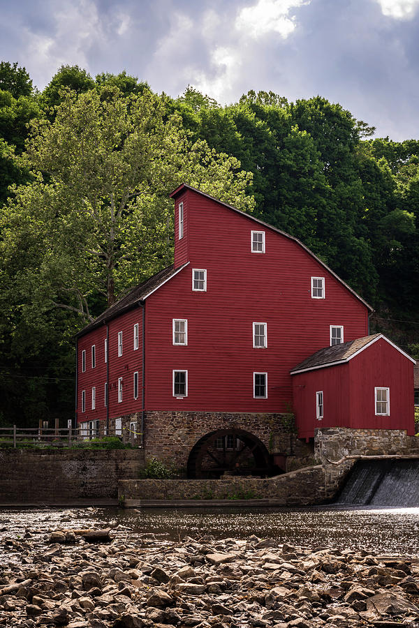 Architecture Photograph - The Red Mill New Jersey by Terry DeLuco