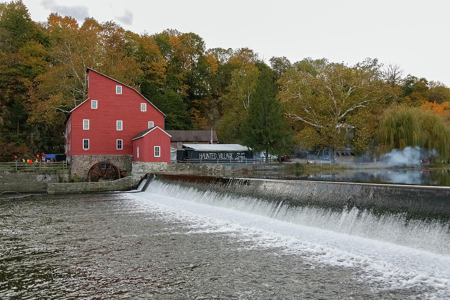 The Red Mill Waterfall Photograph by Kathleen McGinley