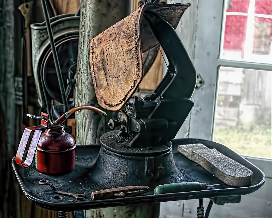 The Red Oil Can Photograph by Chrystyne Novack