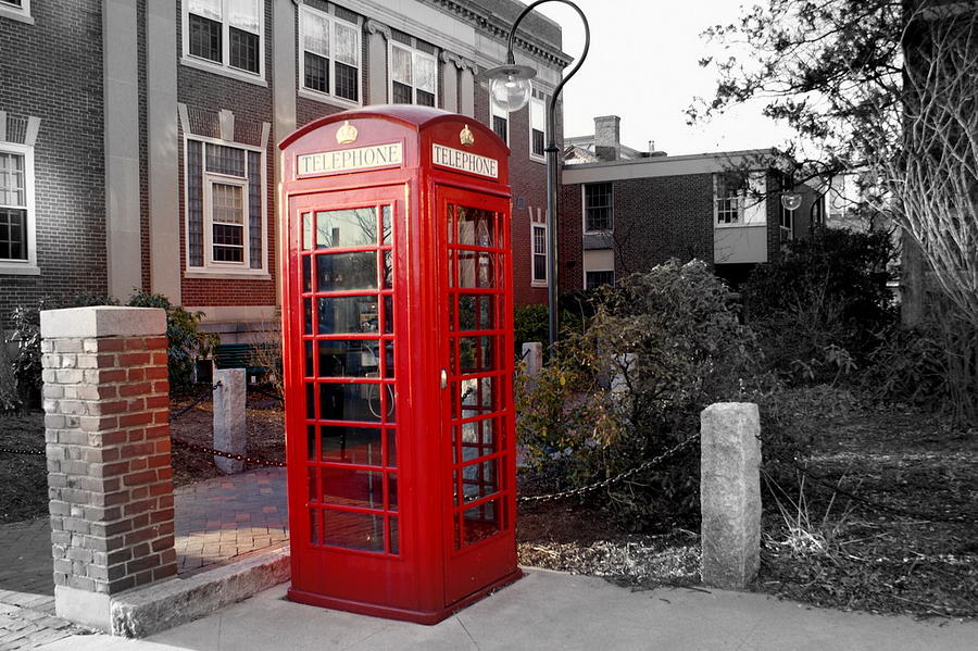 The Red Phonebooth Photograph by Lois Lepisto