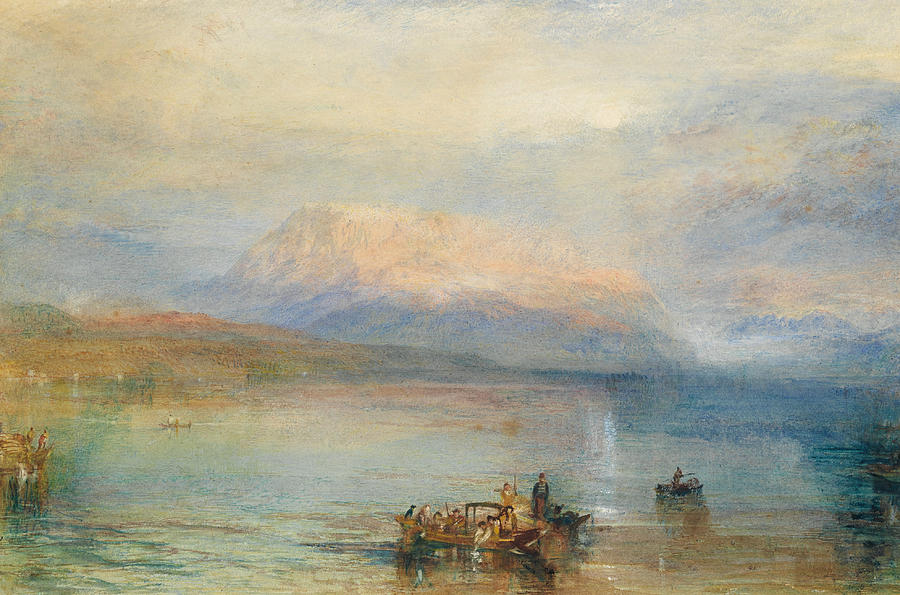 Boat Painting - The Red Rigi  by Joseph Mallord William Turner