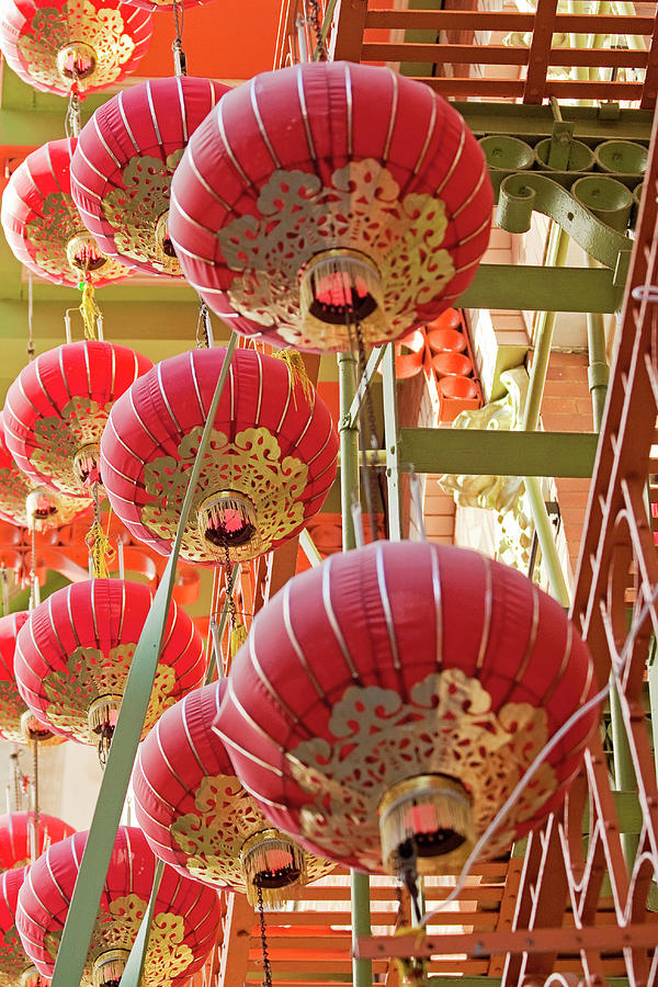 Red Lanterns - Chinatown San Francisco Photograph by Melanie Alexandra Price