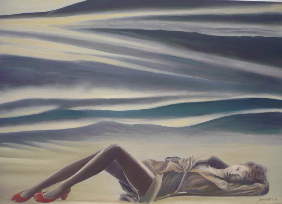 The Red Shoes Painting by Caroline Philp