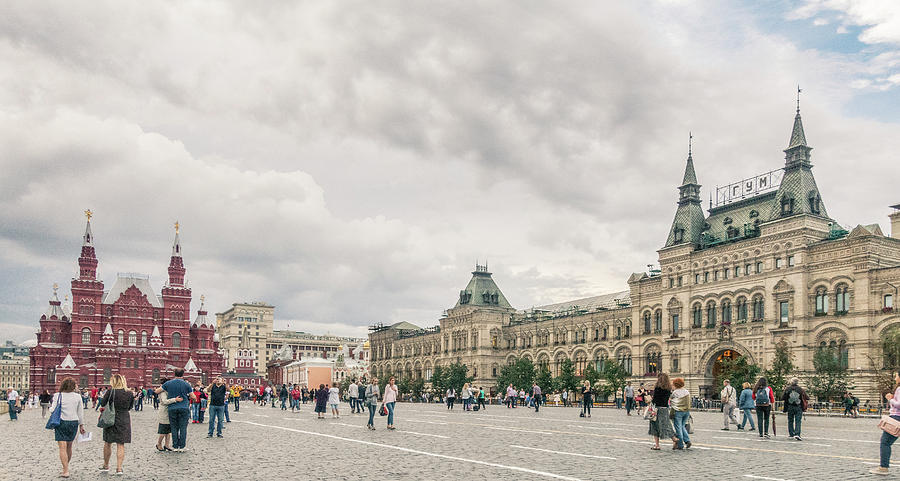 The Red Square Photograph by Usha Peddamatham