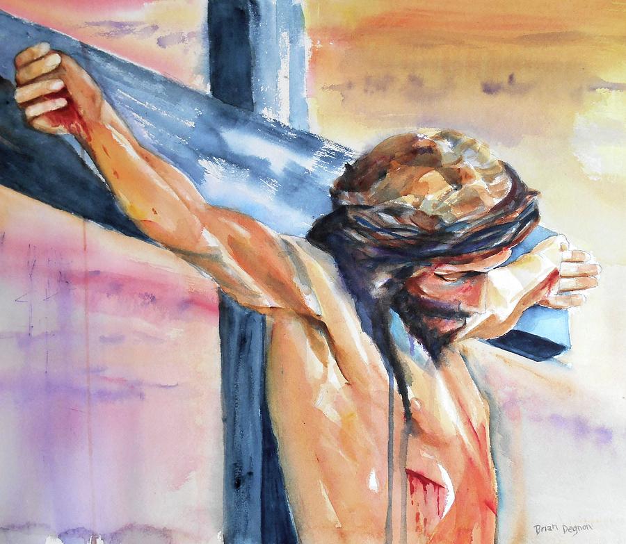 Jesus Christ Painting - The Redeemer by Brian Degnon