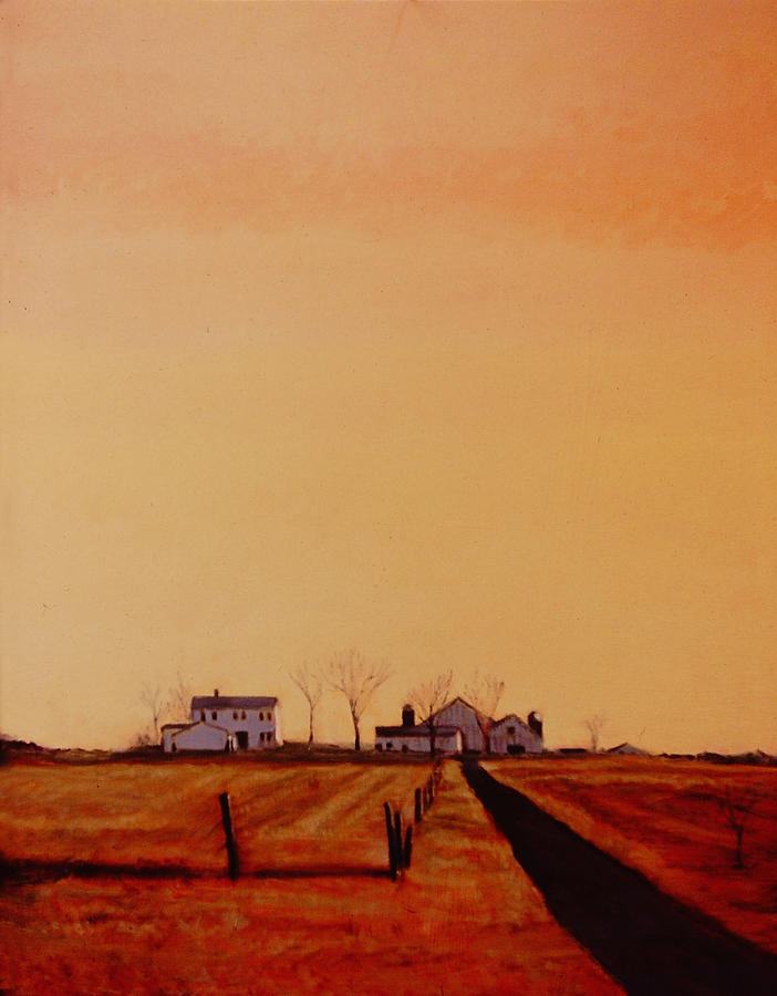 The Redman Farm Painting by David Zimmerman