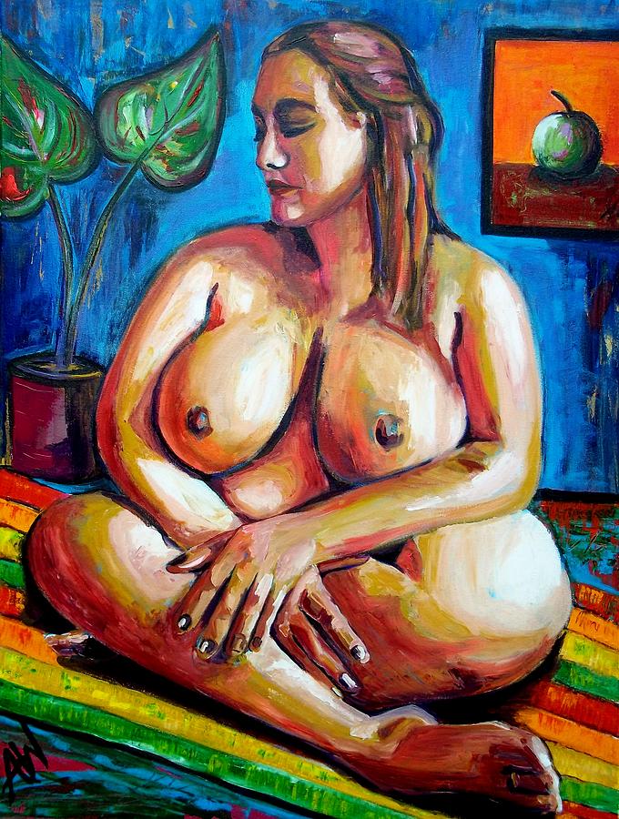 The regret of Eve Painting by Angie Wright