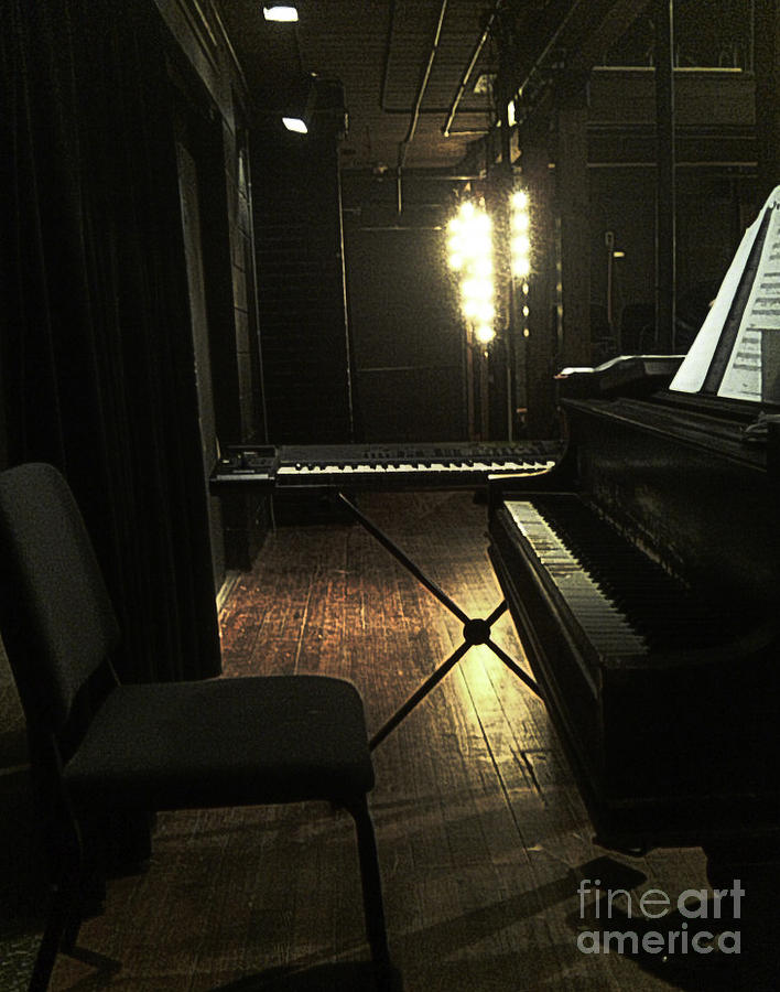 Music Photograph - The Rehearsal Hall by Michael Mietlicki