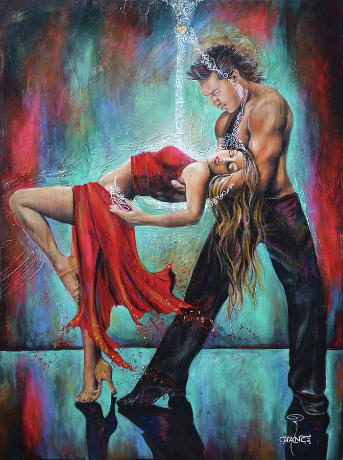 Dancers Painting - The Release by Robyn Chance