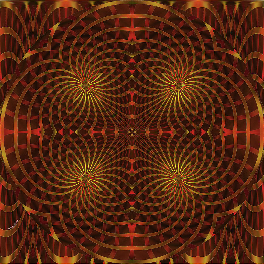 Abstract Digital Art - The Relevance of Spinning by Rick Thiemke