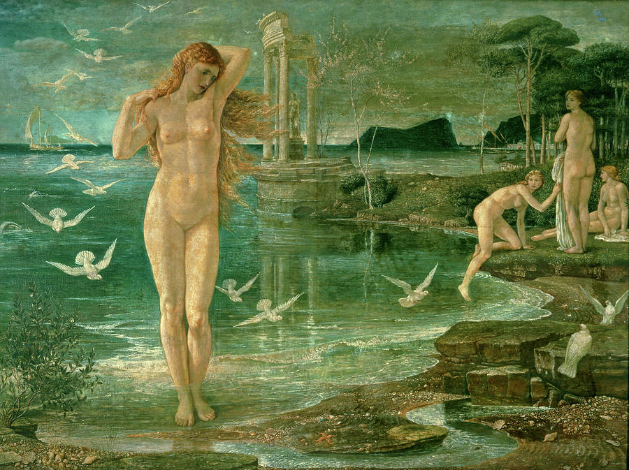 Walter Crane Painting - The Renaissance of Venus by Walter Crane