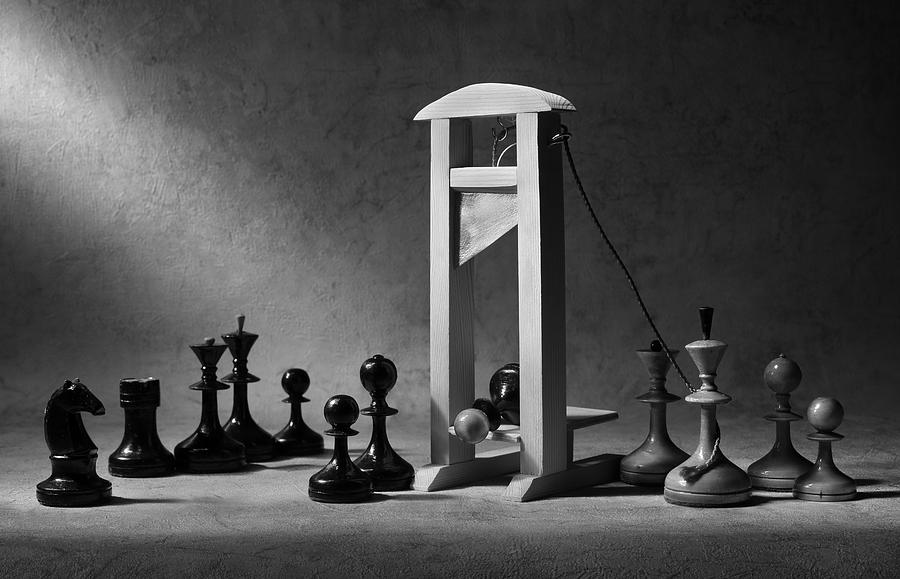 Chess Photograph - The Repression Of Dissent by Victoria Ivanova