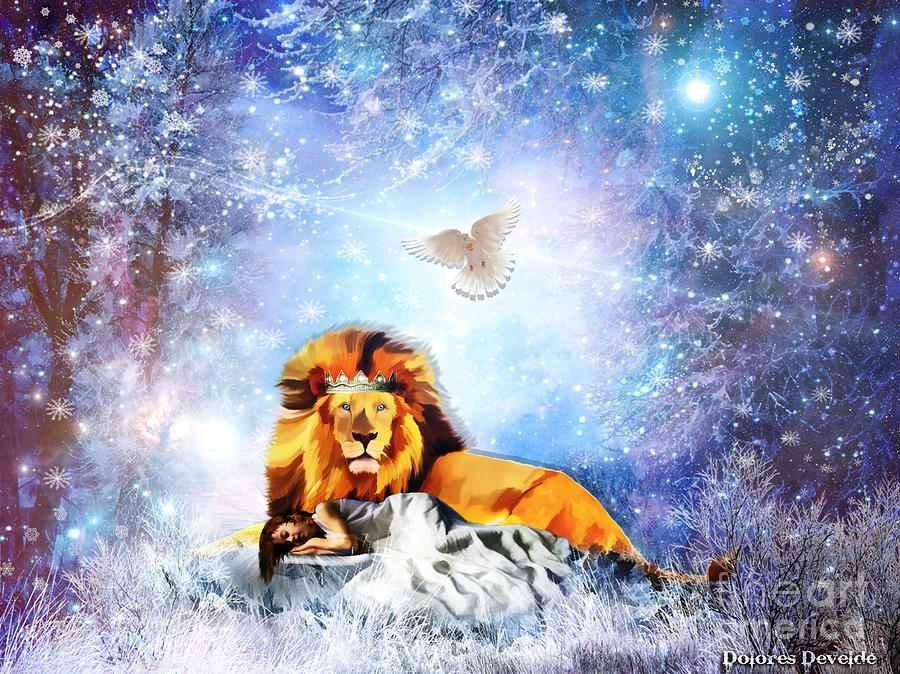 Lion Of Judah Digital Art - The Resting place by Dolores Develde