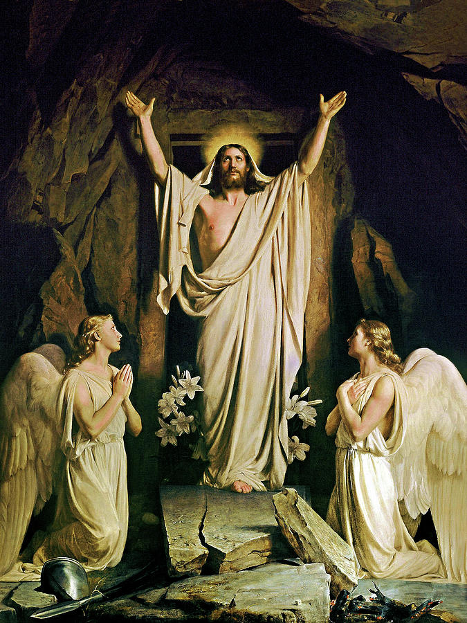 The Resurrection Painting by Troy Caperton