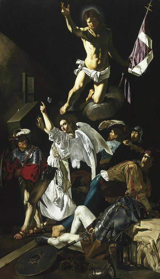 Caravaggio Painting - The Resurrection by Cecco de Caravaggio