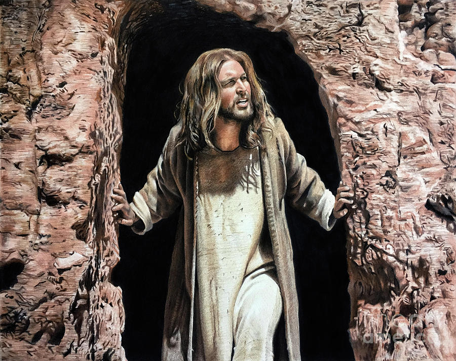 The Resurrection Jesus Christ Drawing by Daniel Daniel