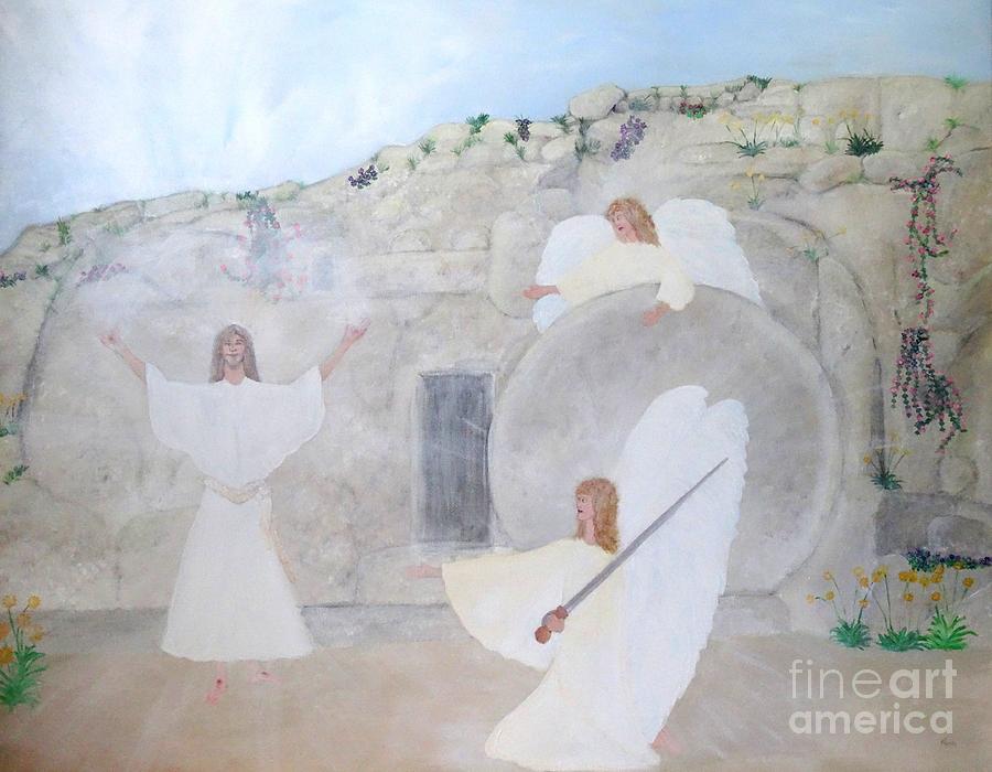 The Resurrection Painting by Karen Jane Jones