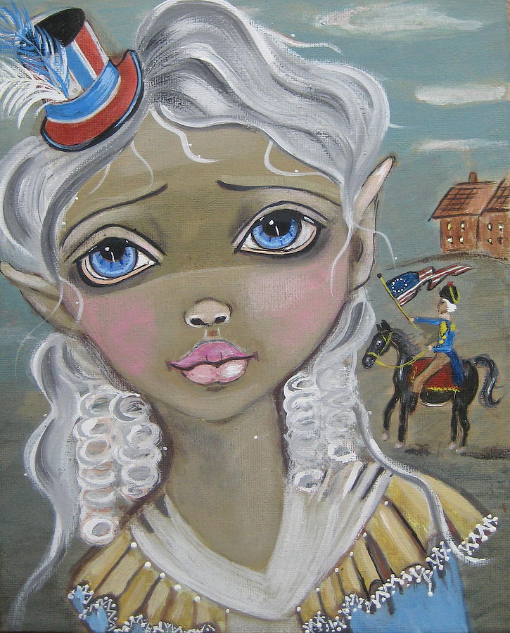 Fantasy Painting - The Return by Vyckie Van Goth