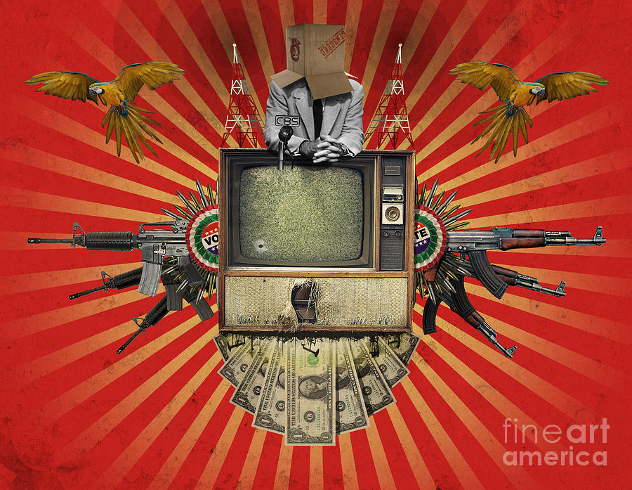The Revolution Will Not Be Televised Digital Art by Rob Snow