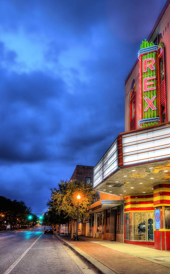 Downtown Pensacola Photograph - The Rex Theater by JC Findley