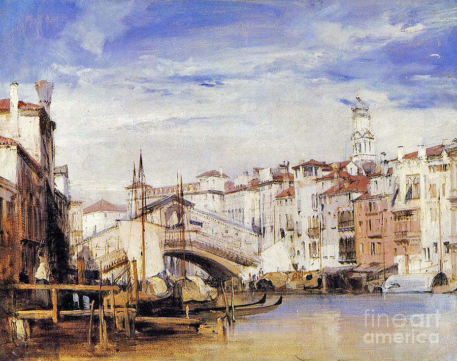 The Rialto Venice Painting by MotionAge Designs