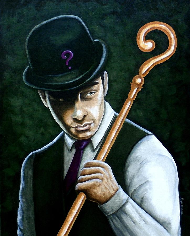 The Riddle of Dr Edward Nigma Painting by Al  Molina