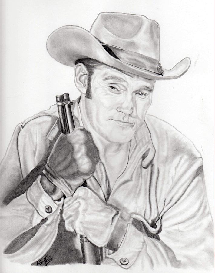 The Rifleman Drawing By Steve Ramer - Fine Art America