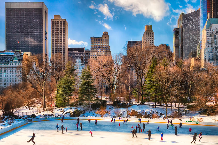 The Rink at Central Park Photograph by Elle Kriser | Fine Art America