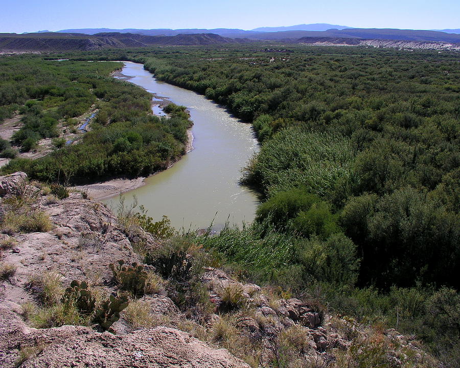 The Rio Grande River Photograph by Karen Musick