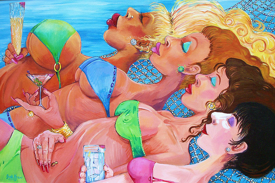 The Rising Cost of Inflation Painting by Judi Krew