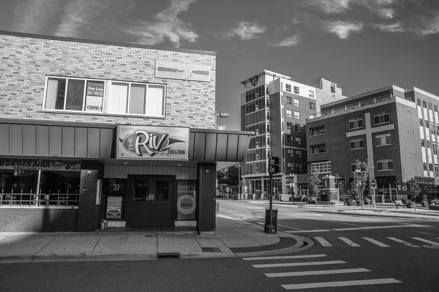 The Riv ion Black and White Photograph by John McGraw