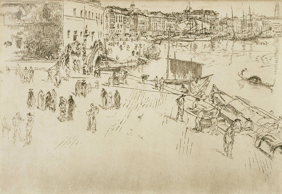 The Riva No 1 Relief by James Abbott McNeill Whistler