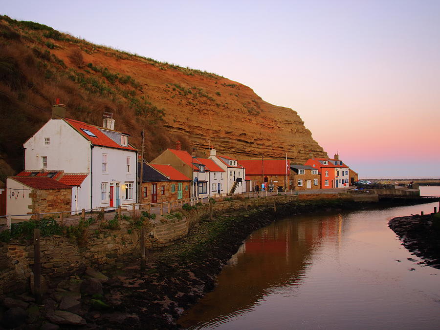 The River at Staithes Photograph by Jeff Townsend