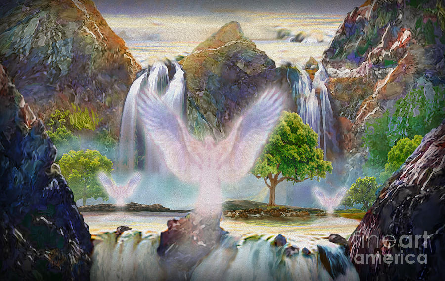 The River Of God Painting by Todd L Thomas