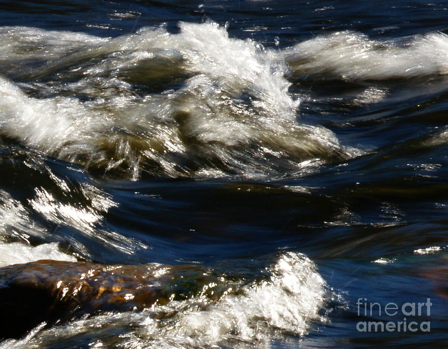 The River Rush Photograph by Linda Shafer