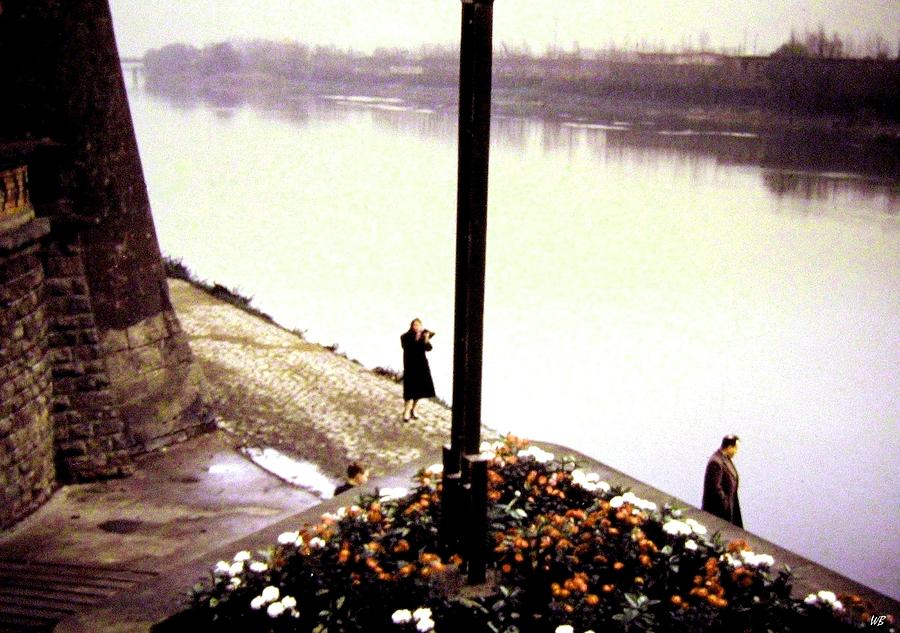 Architecture Photograph - The River Seine 1955 by Will Borden