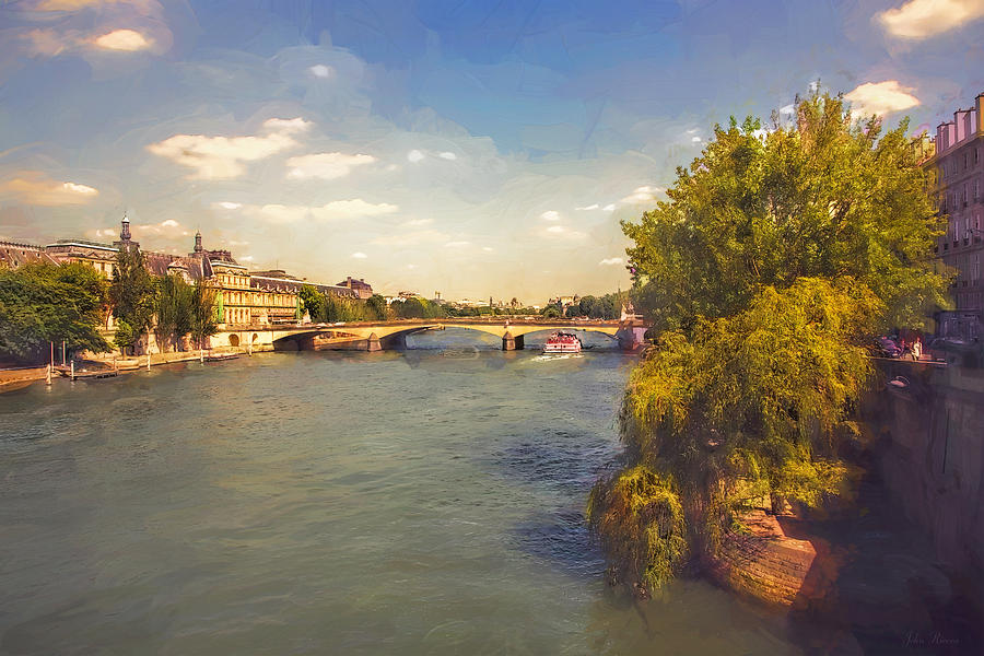 The River Seine Photograph by John Rivera