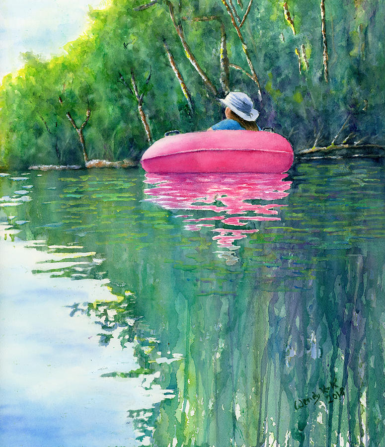 The River Trip Painting by Wendy Keeney-Kennicutt