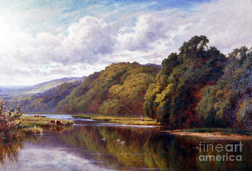 The River Wey Painting by MotionAge Designs - Fine Art America