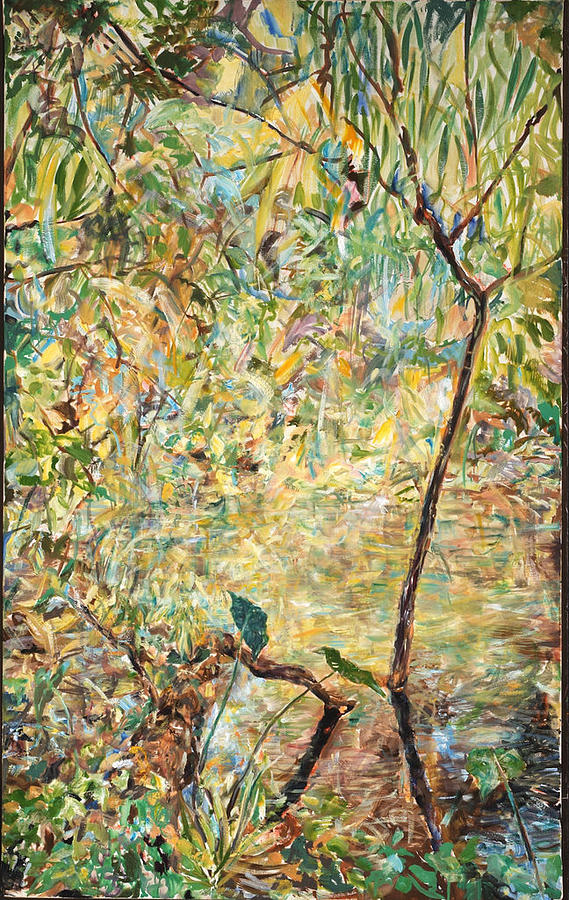 Nature Painting - The Rivertree by Caroline Comings