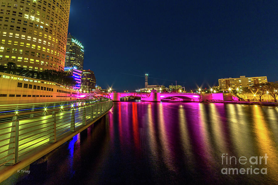 The Riverwalk Downtown Tampa Photograph by Rene Triay FineArt Photos