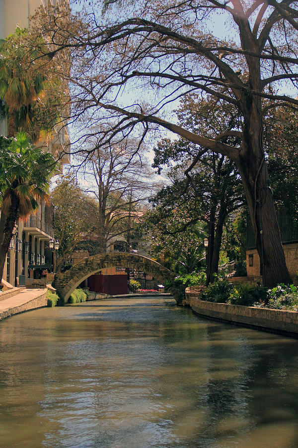 The Riverwalk in San Antonio Photograph by Angela Murdock